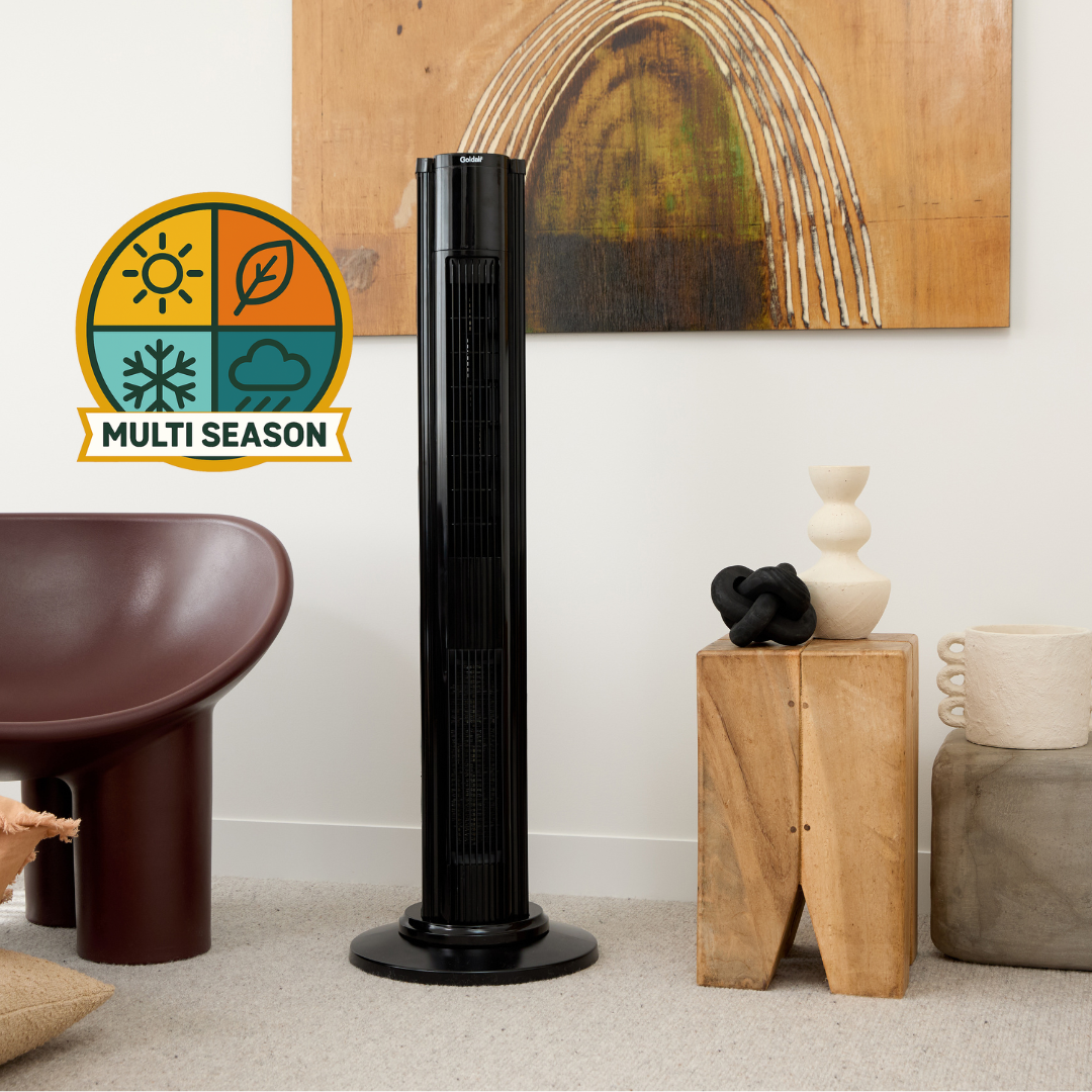 Goldair 110cm Multi Season Hot Cold Tower Heater Fan – Goldair NZ