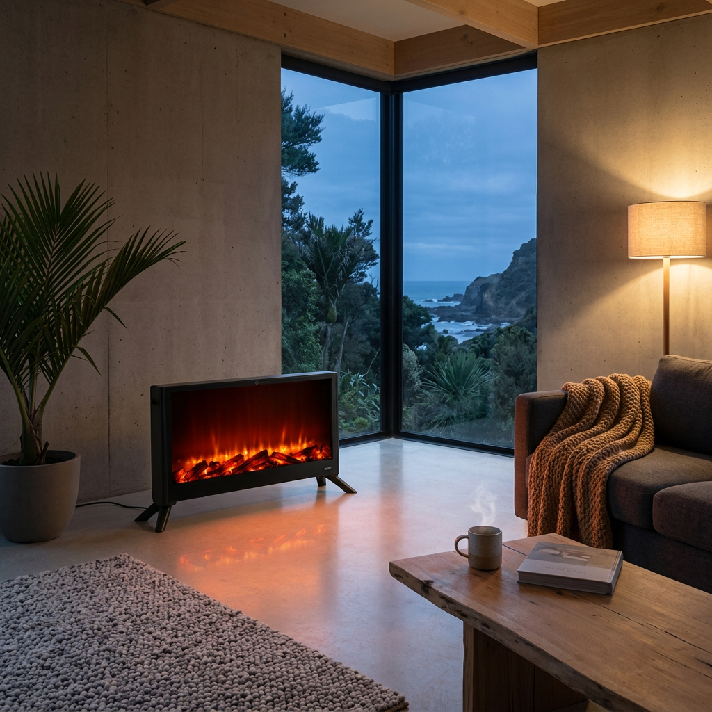 2000W Flame Effect Convector Heater – Goldair NZ