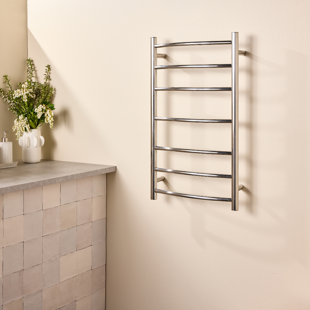 Goldair Curved Round Narrow Towel Warmer Bar Ladder – Goldair NZ