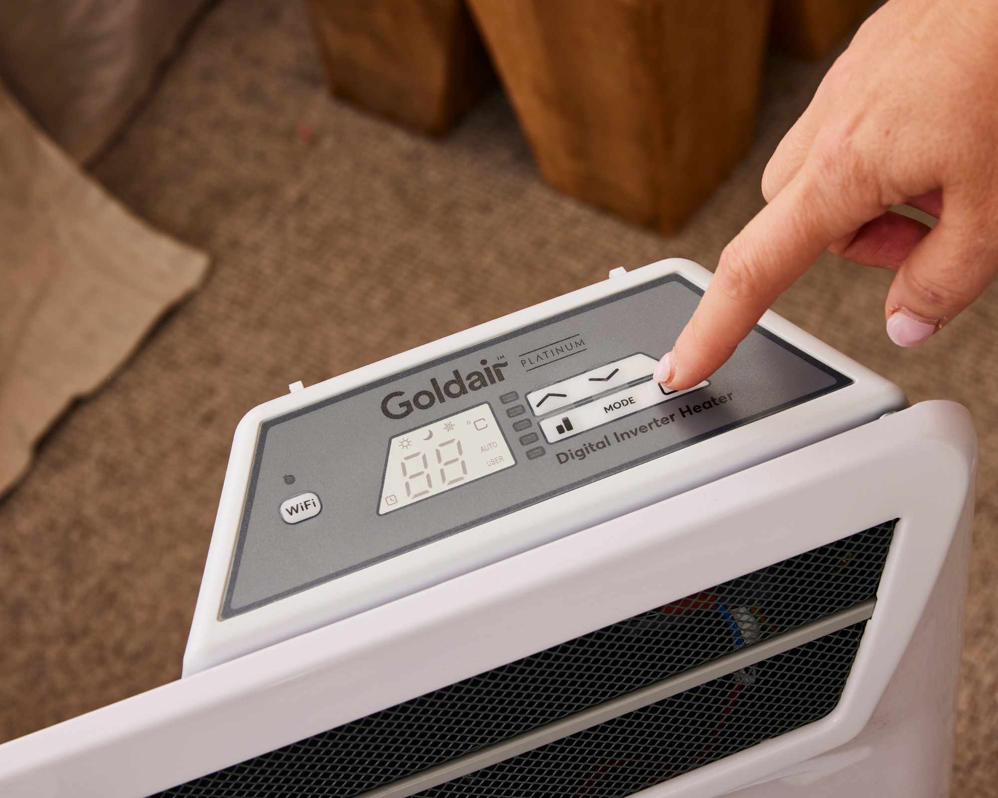 Goldair 1500W Inverter Panel Heater with WiFi/Smart Home – Goldair NZ